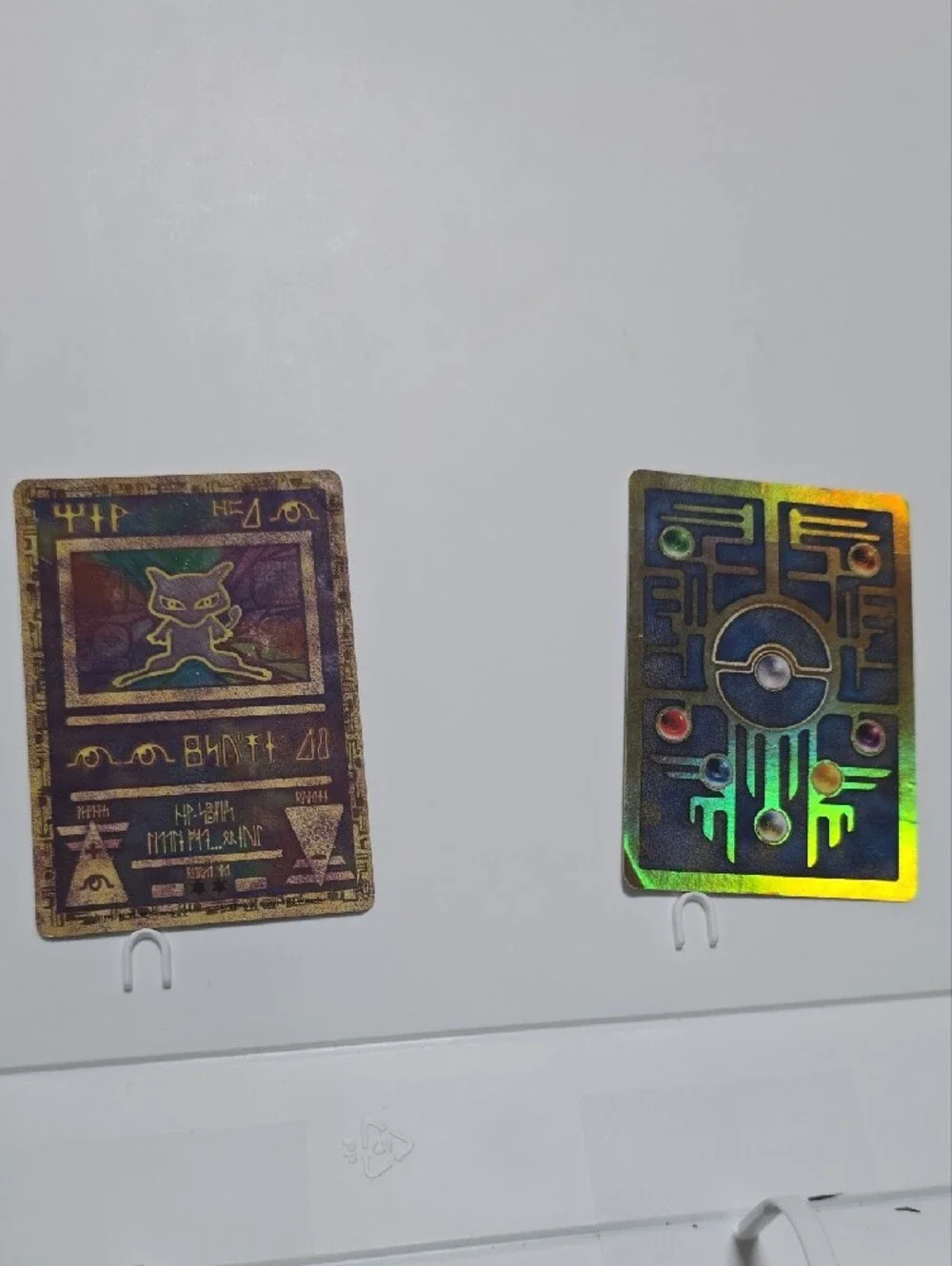 Mew Promo Trading Cards- Purple & Gold Holographic